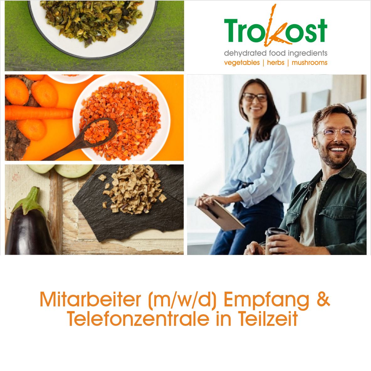 Mitarbeiter (m/w/d) Empfang & Telefonzentrale in Teilzeit - Hauptsitz Sandhausen